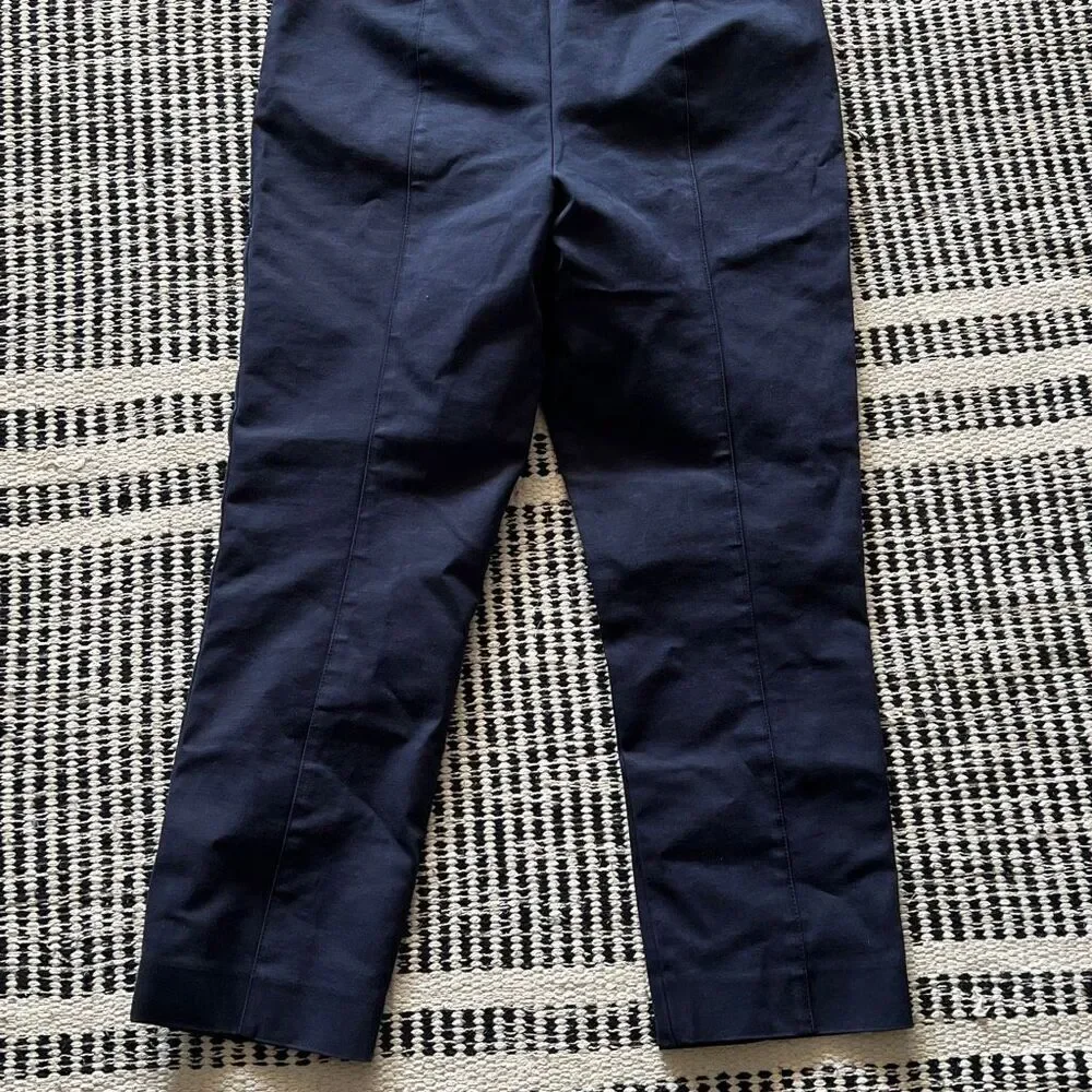 Tory Burch Portugal Size 12 Navy Blue Pants